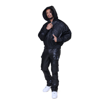 SMOKE RISE RACING JACKET BLACK